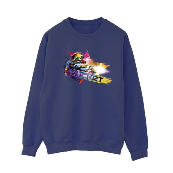 Marvel Womens/Ladies Guardians Of The Galaxy Abstract Rocket Raccoon Sweatshirt