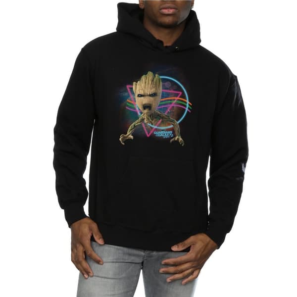 Marvel Mens Guardians Of The Galaxy Neon Groot Hoodie