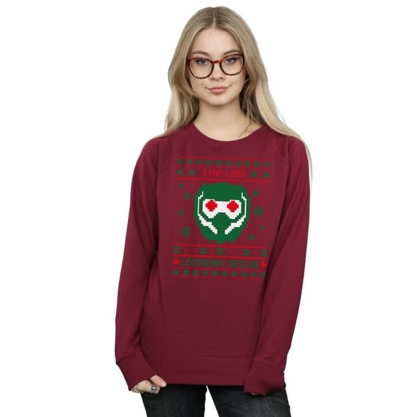 Marvel Guardians Of The Galaxy Vol. 2 Star Lord Fair Isle-tröja för damer/kvinnor