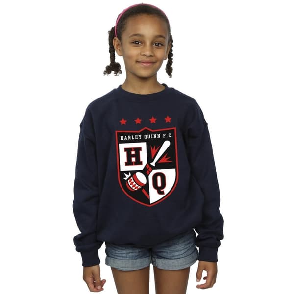 Justice League Girls Harley Quinn FC Pocket Sweatshirt