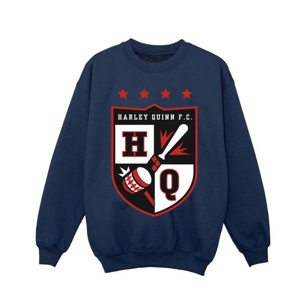 Justice League Girls Harley Quinn FC Pocket Sweatshirt