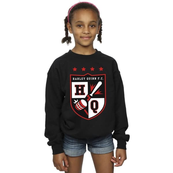 Justice League Girls Harley Quinn FC Pocket Sweatshirt