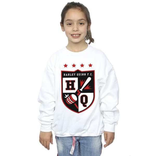 Justice League Girls Harley Quinn FC Pocket Sweatshirt