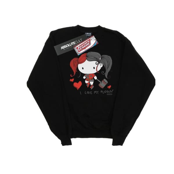 DC Comics Pojkar Justice League I Love My Puddin´ Sweatshirt