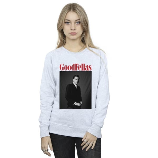Goodfellas Womens/Ladies Black And White Character Sweatshirt