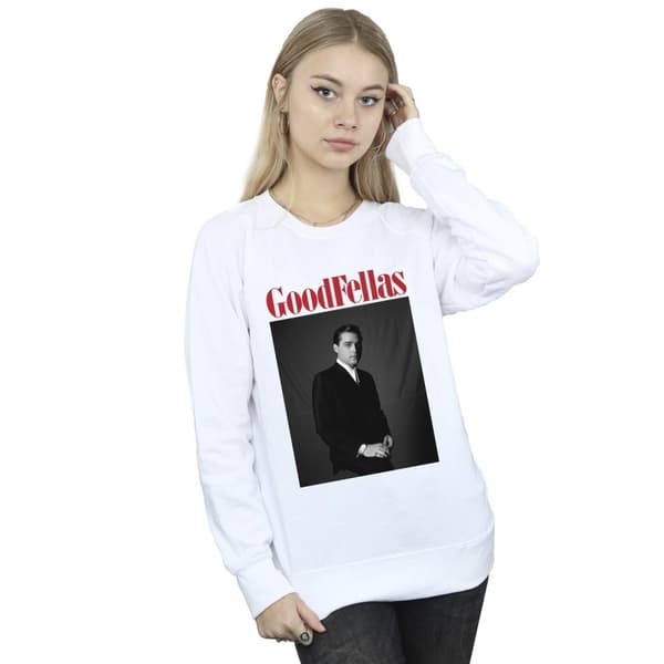 Goodfellas Womens/Ladies Black And White Character Sweatshirt