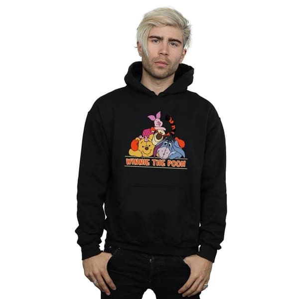 Disney Mens Winnie The Pooh Group Hoodie