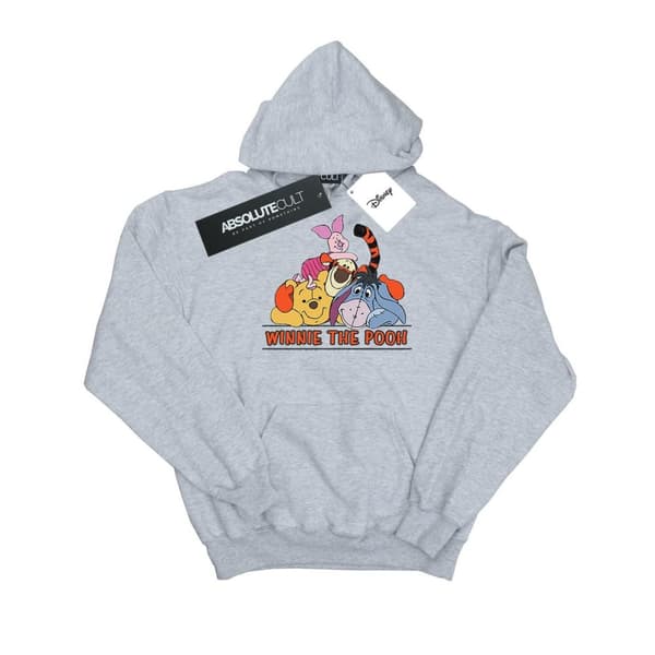 Disney Mens Winnie The Pooh Group Hoodie