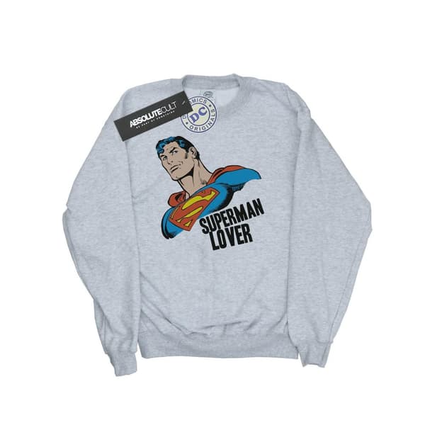 DC Comics Mens Superman Lover Sweatshirt