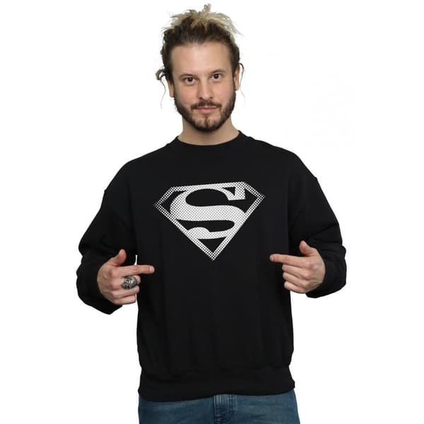 DC Comics Mens Superman Spot Logo Sweatshirt