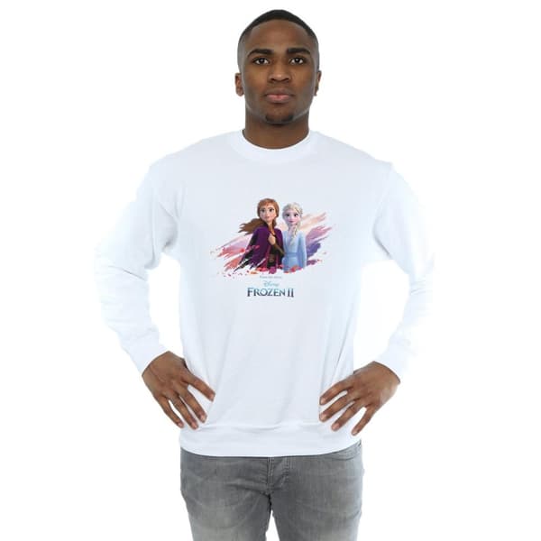 Disney Mens Frozen 2 Elsa And Anna Nature Is Beautiful Sweatshirt