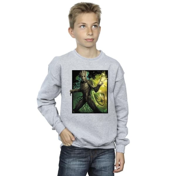 Marvel Pojkar Guardians Of The Galaxy Groot Forest Energy Sweatshirt
