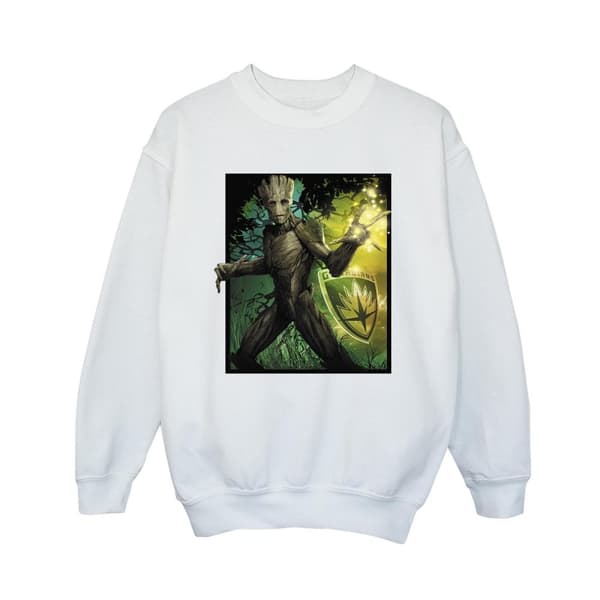 Marvel Pojkar Guardians Of The Galaxy Groot Forest Energy Sweatshirt