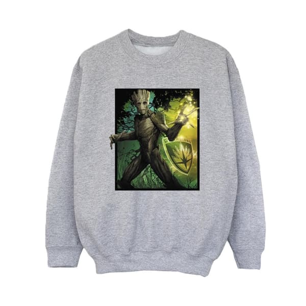Marvel Pojkar Guardians Of The Galaxy Groot Forest Energy Sweatshirt