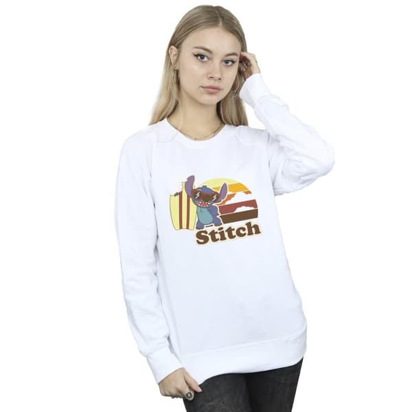Disney Lilo And Stitch Bitten Surfboard - Sweatshirt för kvinnor/damer