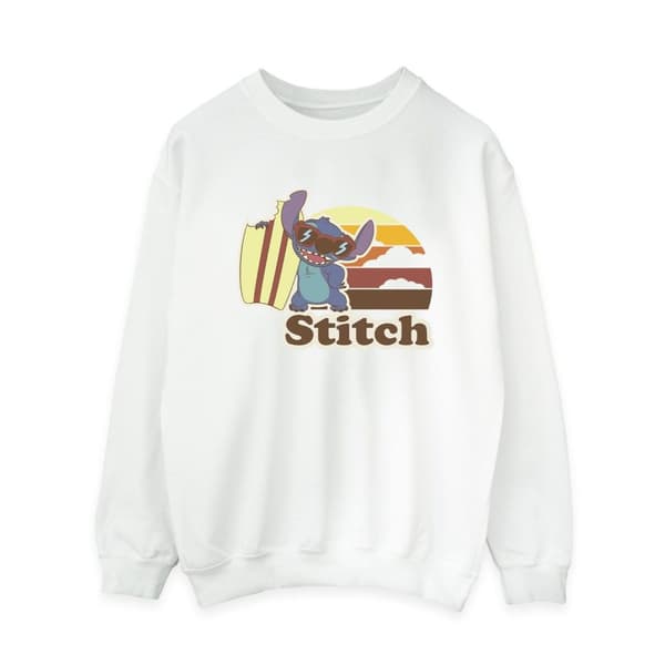 Disney Lilo And Stitch Bitten Surfboard - Sweatshirt för kvinnor/damer