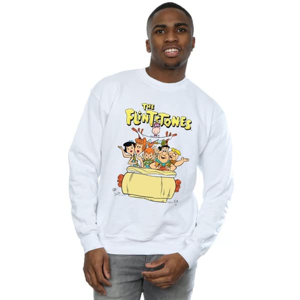The Flintstones Mens The The Ride Sweatshirt