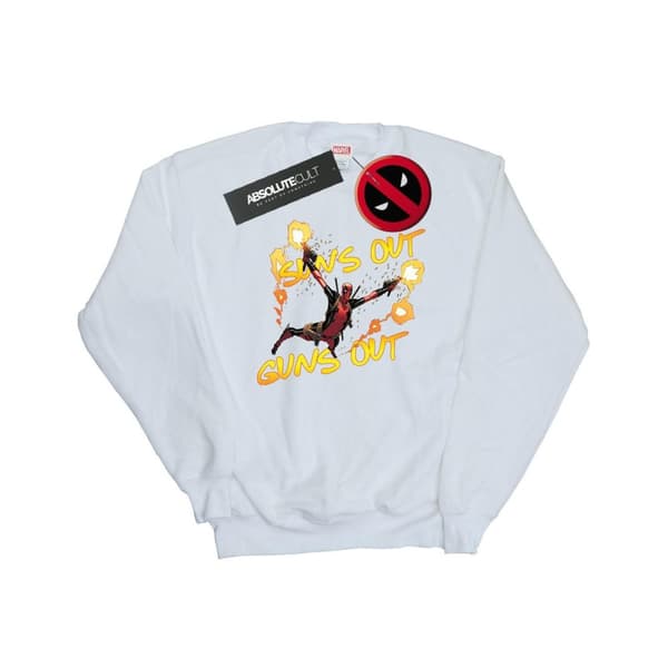 Marvel Mens Deadpool Sun´s Out Guns Out Sweatshirt