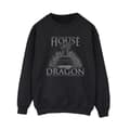 Miniatyrbild 1 av 3: Game Of Thrones: House Of The Dragon Dam/Tjej Throne Text Sweatshirt
