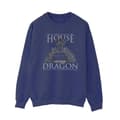 Miniatyrbild 1 av 3: Game Of Thrones: House Of The Dragon Dam/Tjej Throne Text Sweatshirt
