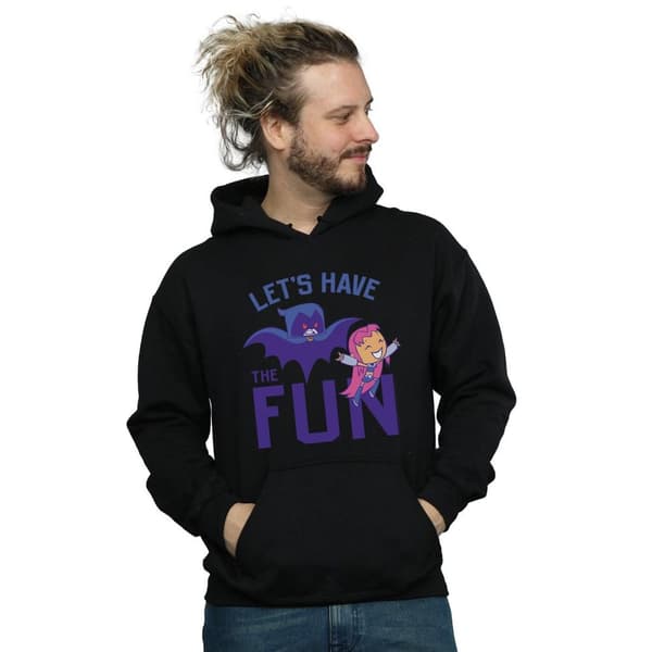 DC Comics Mens Teen Titans Go Let´s Have The Fun Hoodie