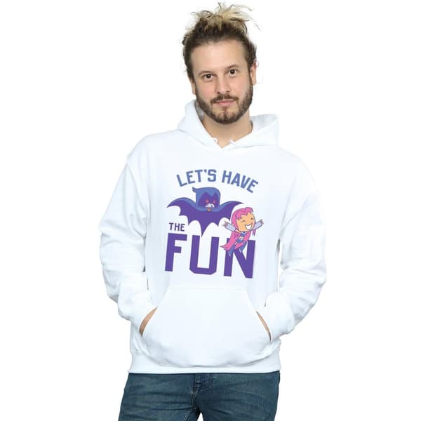 DC Comics Mens Teen Titans Go Let´s Have The Fun Hoodie