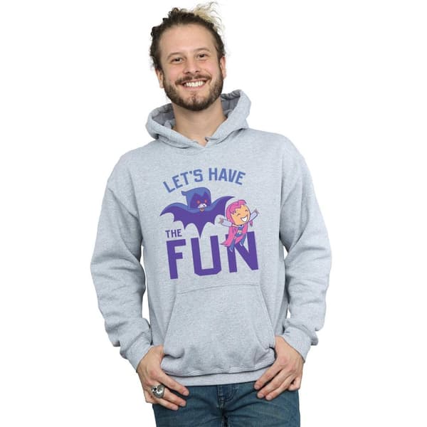 DC Comics Mens Teen Titans Go Let´s Have The Fun Hoodie