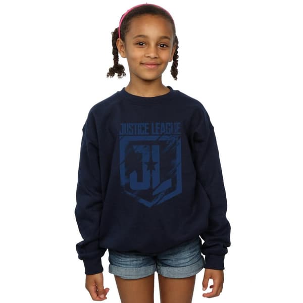 DC Comics Justice League Movie Indigo Logo Sweatshirt för flickor