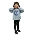 Miniatyrbild 4 av 5: DC Comics Justice League Movie Indigo Logo Sweatshirt för flickor