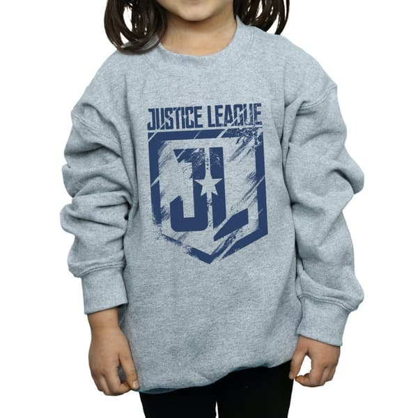 DC Comics Justice League Movie Indigo Logo Sweatshirt för flickor