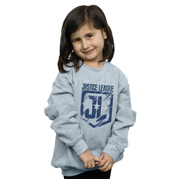 DC Comics Justice League Movie Indigo Logo Sweatshirt för flickor