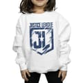 Miniatyrbild 3 av 5: DC Comics Justice League Movie Indigo Logo Sweatshirt för flickor