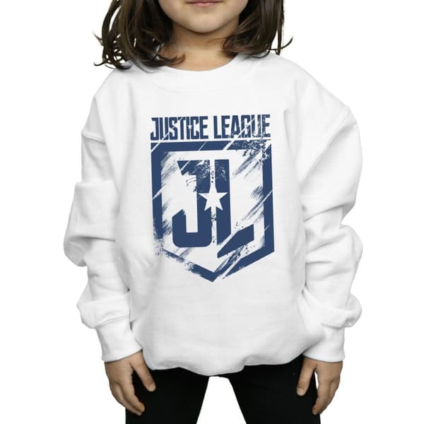 DC Comics Justice League Movie Indigo Logo Sweatshirt för flickor