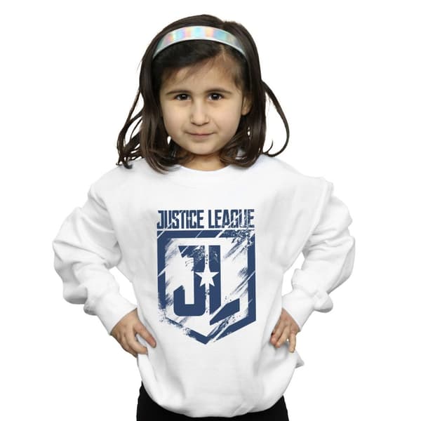 DC Comics Justice League Movie Indigo Logo Sweatshirt för flickor