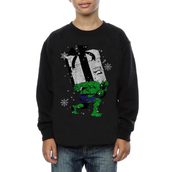 Marvel Pojkar Santa Hulk Sweatshirt