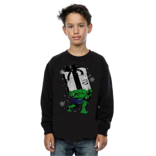 Marvel Pojkar Santa Hulk Sweatshirt