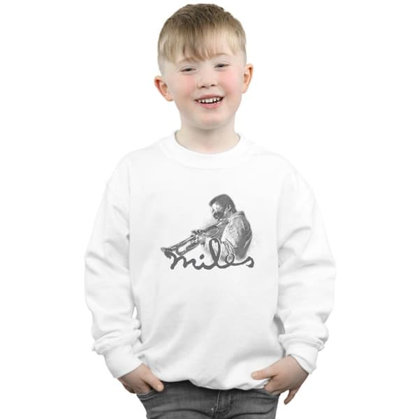 Miles Davis Boys Profile Sketch Sweatshirt