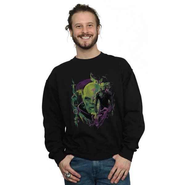 Marvel Mens Captain Marvel Talos Smoke Sweatshirt