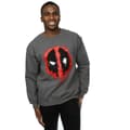 Miniatyrbillede 2 af 5: Marvel Mens Deadpool Splat Face Sweatshirt