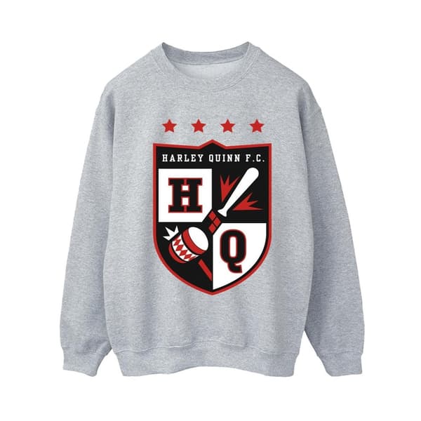 Justice League Womens/Ladies Harley Quinn FC Pocket Sweatshirt
