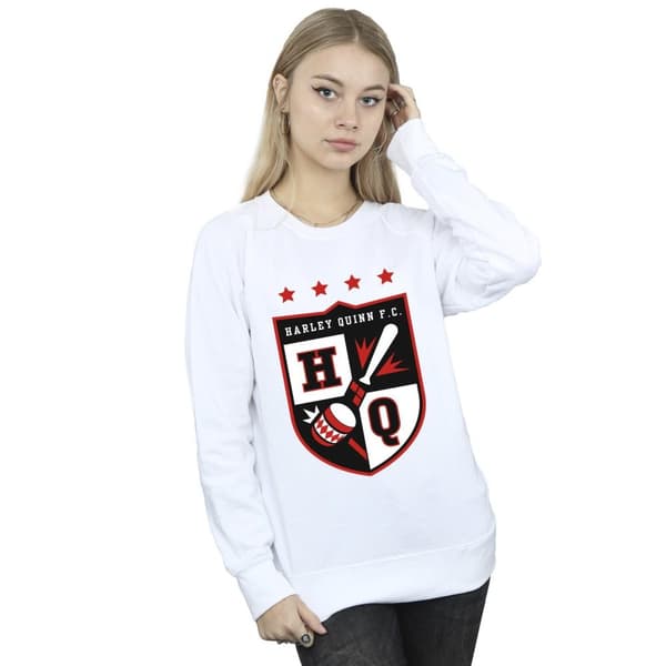 Justice League Womens/Ladies Harley Quinn FC Pocket Sweatshirt