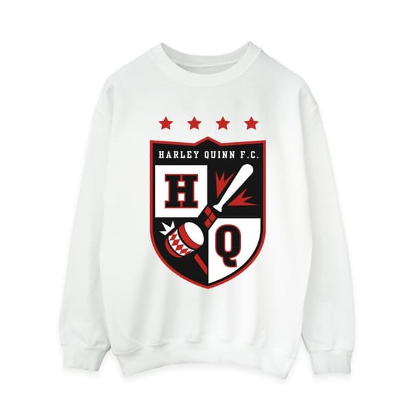 Justice League Womens/Ladies Harley Quinn FC Pocket Sweatshirt