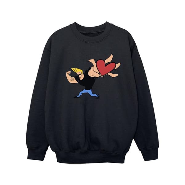 Johnny Bravo Girls Heart Present Sweatshirt