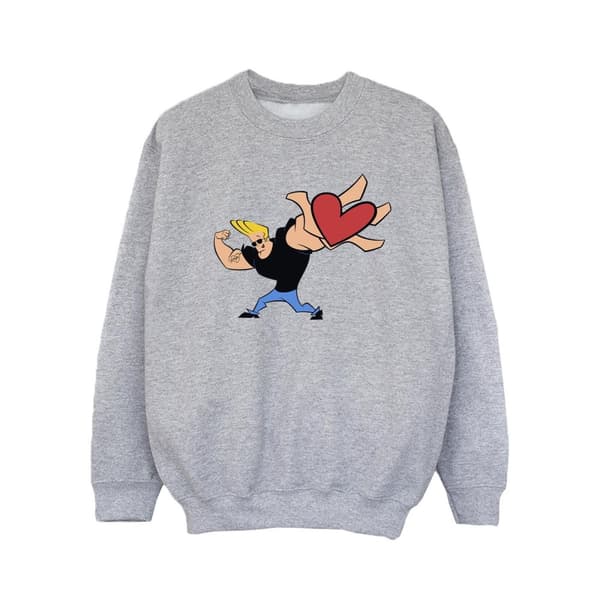 Johnny Bravo Girls Heart Present Sweatshirt