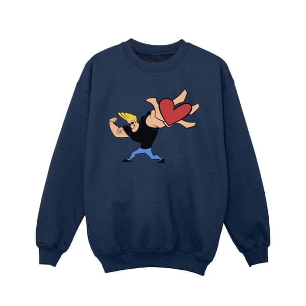 Johnny Bravo Girls Heart Present Sweatshirt