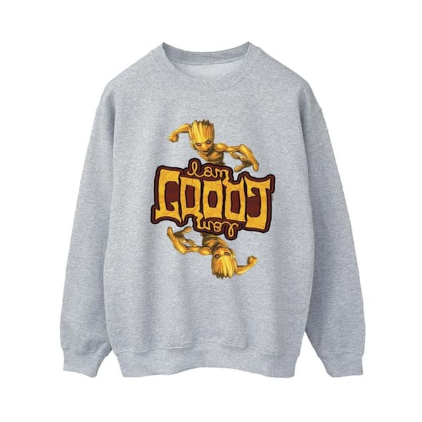 Marvel Womens/Ladies Guardians Of The Galaxy Groot Inverted Grain Sweatshirt