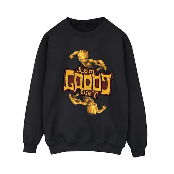Marvel Womens/Ladies Guardians Of The Galaxy Groot Inverted Grain Sweatshirt