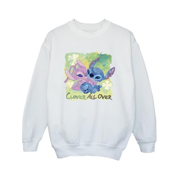 Disney Pojkar Lilo And Stitch St Patrick´s Day Clover Sweatshirt
