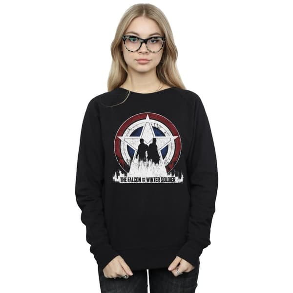 Marvel Womens/Ladies The Falcon And The Winter Soldier Star Silhouettes Sweatshirt