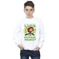 Miniatyrbillede 2 af 3: Marvel Boys St Patrick´s Day Black Widow Luck Sweatshirt